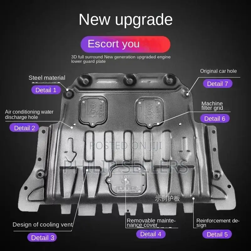 VW Golf GTI Under Engine Guard Board Splash Shield Mud Fende