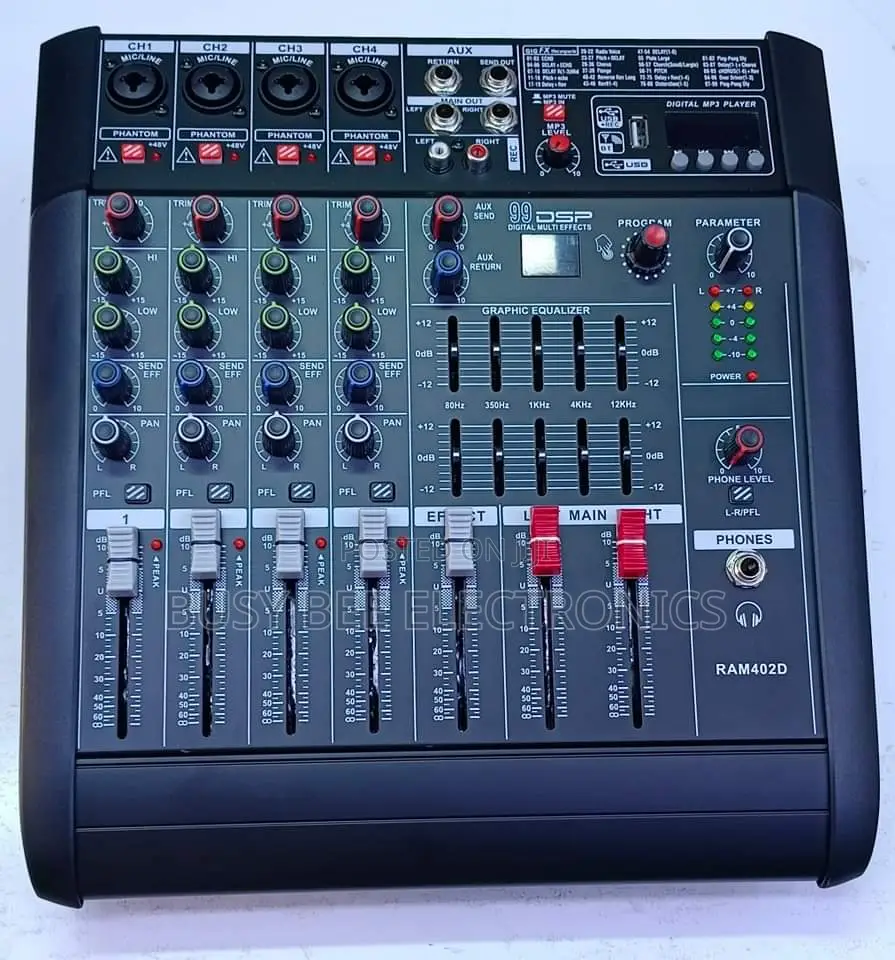 Ram 402 4 Channel Mixer