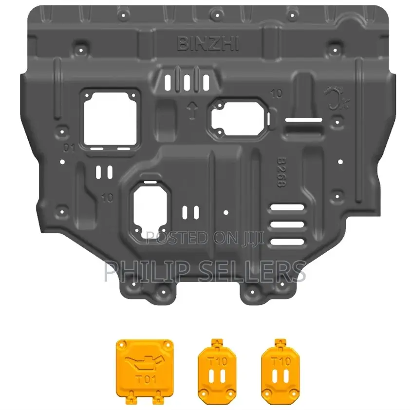 3D Classis Steel Engine Protection Guard Cars Accessories