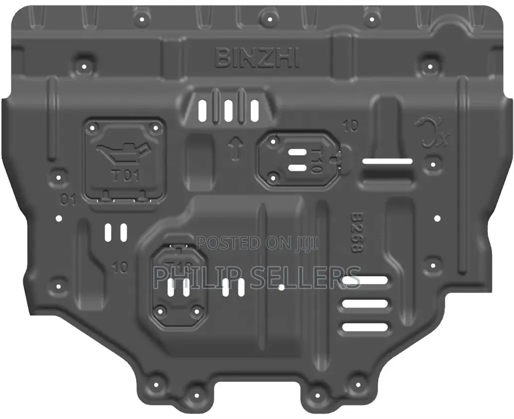 3D Classis Steel Engine Protection Guard Cars Accessories