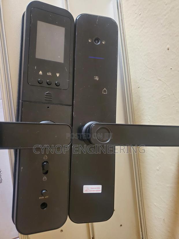 Smart Biometric Locks Ensuring Office Security Integrity - main view