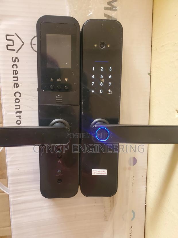 Smart Biometric Locks Securing Modern Office Spaces - main view