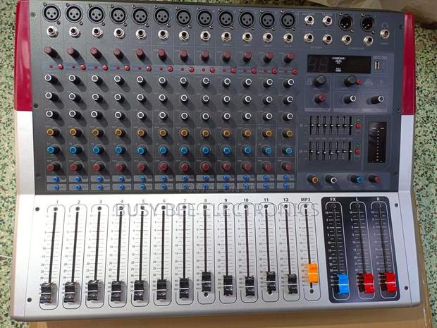 Pro 12 Channel Powered Mixer - main view