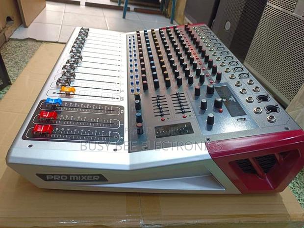 Red Shade 12 Channel Pro Mixer - main view