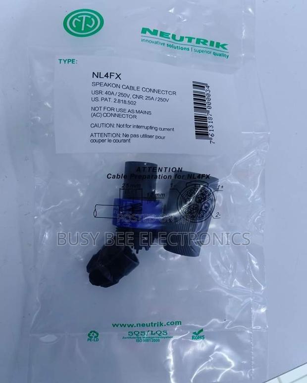 Nl4fx Neutrics Speakon Connectors - main view