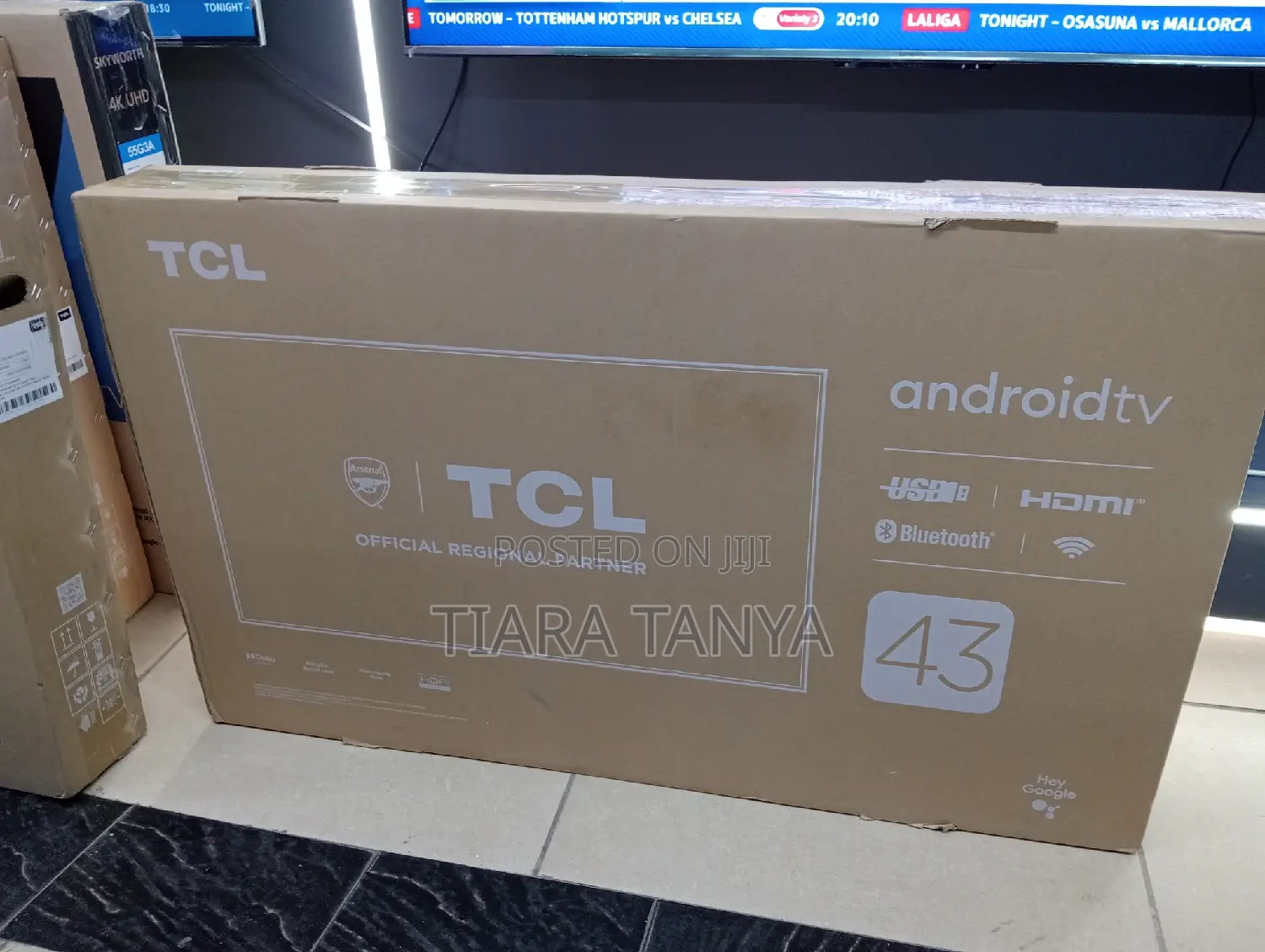 TCL 43 Inch Smart Full Hd Android Frameless Tv
