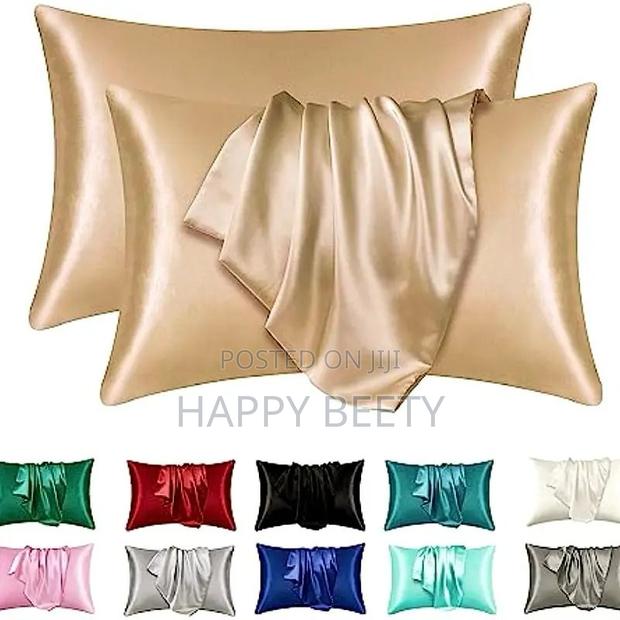 Satin Silk Bed Pillow Cases - main view