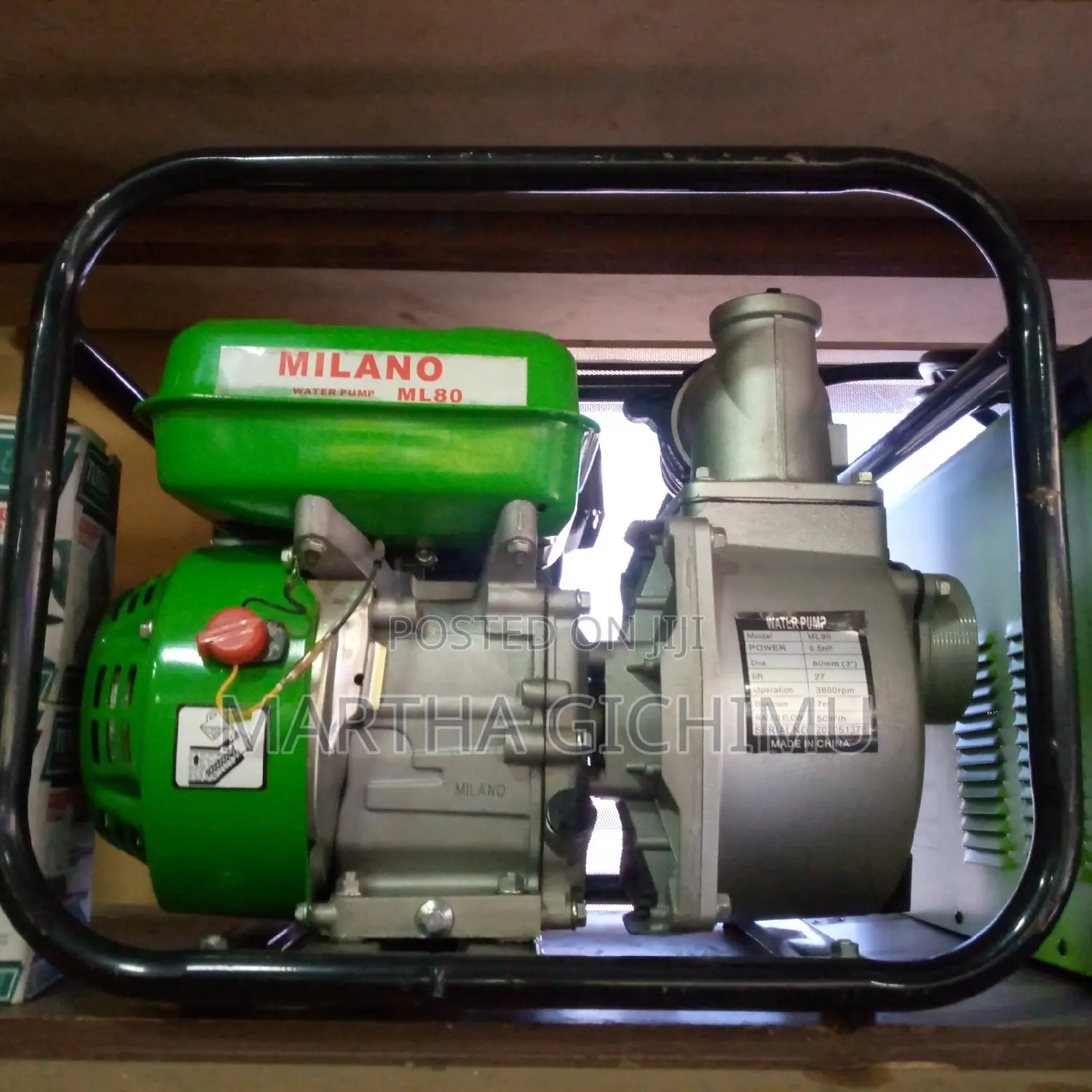 MILANO WATER PUMP Now in Stock