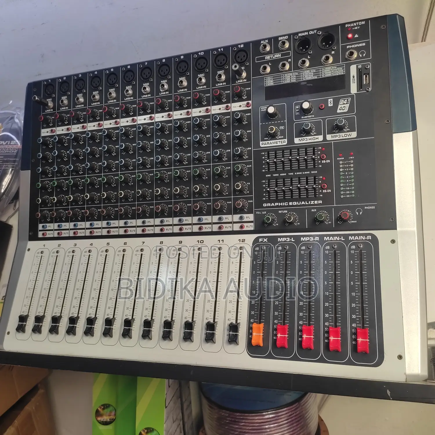 12channel Power Mixer