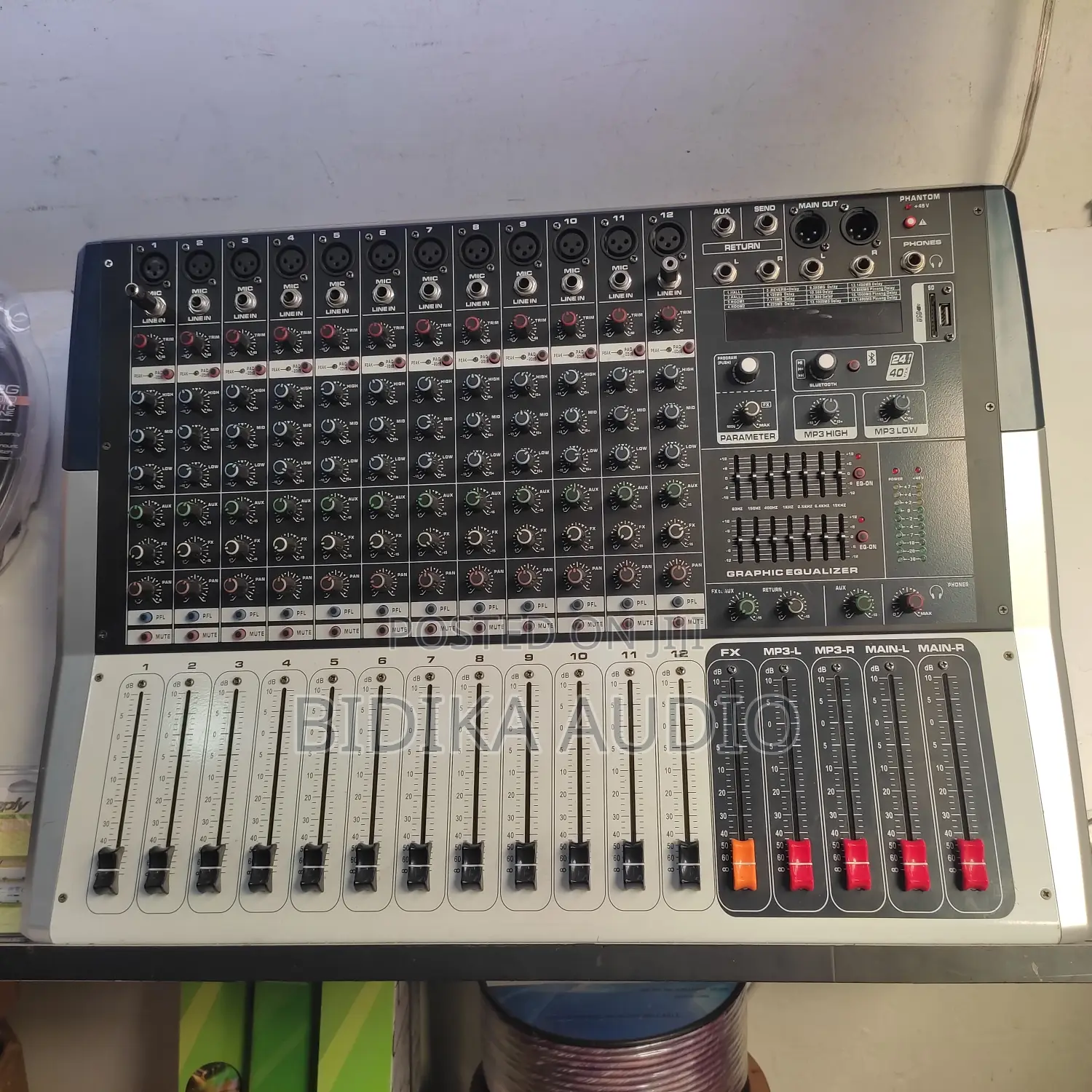 12channel Power Mixer