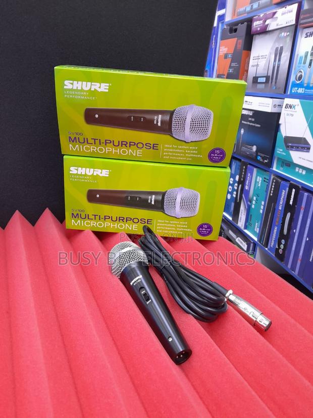 Sv200 Shure Corded Microphone - main view