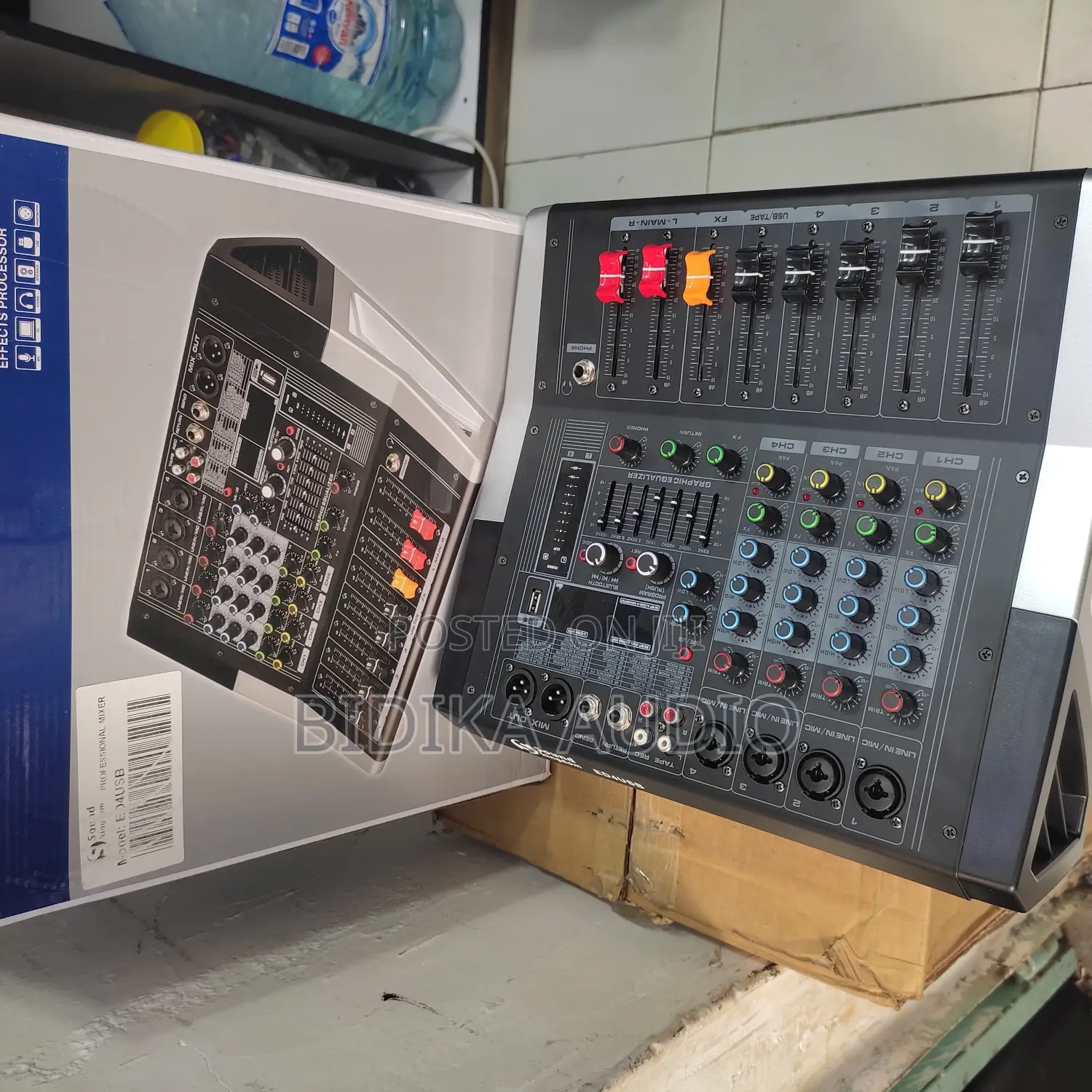4 Channel Powered Mixer Pro Mixer