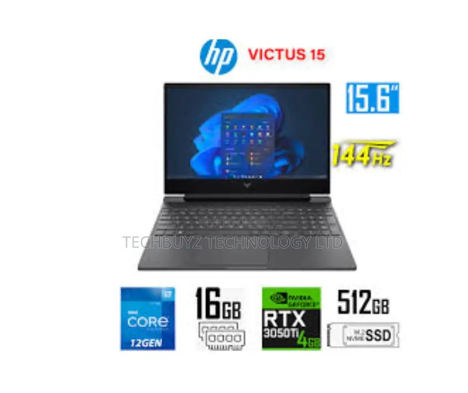 New Laptop HP Victus 15 16GB Intel Core I7 SSD 512GB