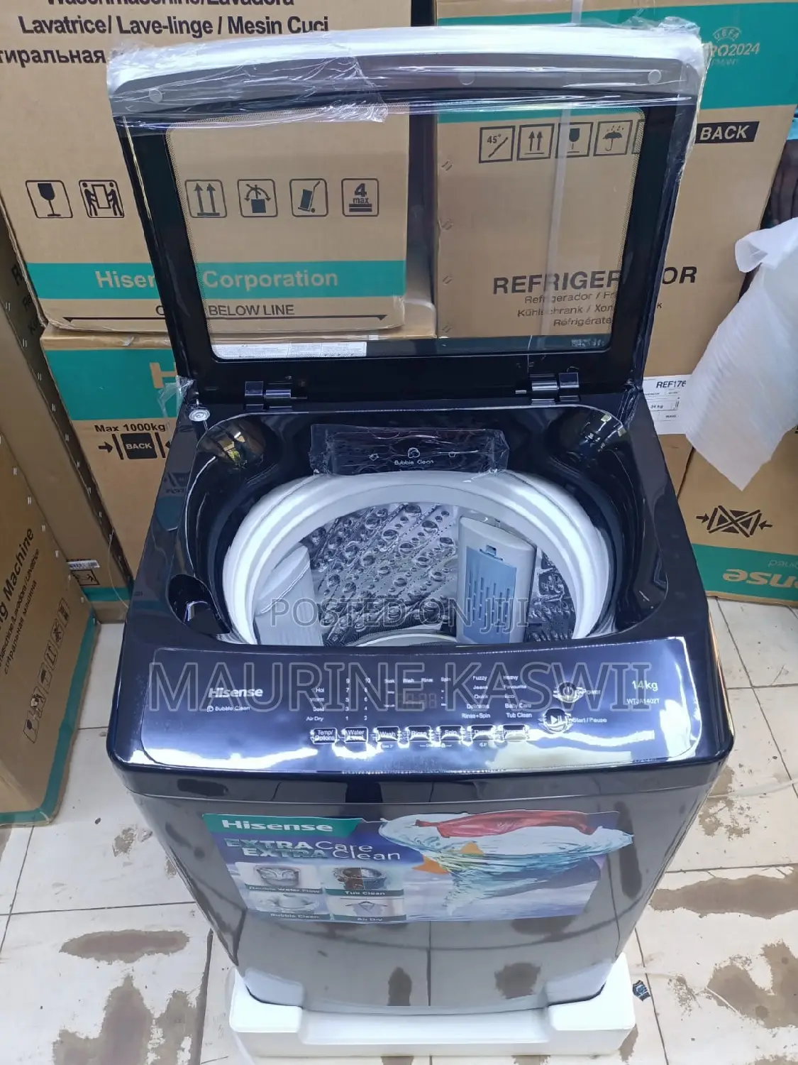 Hisense 14kg Top Load Automatic Washing Machine-Wta1401t
