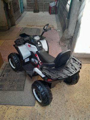 White Black Kids Electric Quad Bike - thumbnail 2