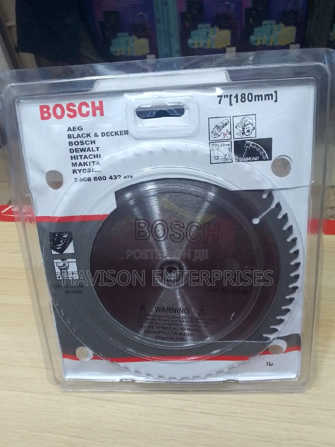 7" Bosch Circular Blade
