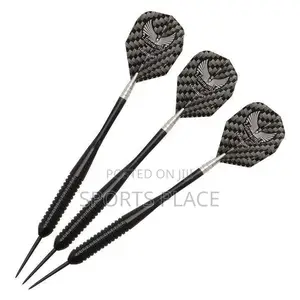 Harrows Black Arrow Brass Knurled Steel Tip Darts