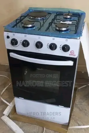 Eurochef Free Standing 4 Burner Gas Cooker With Gas Oven