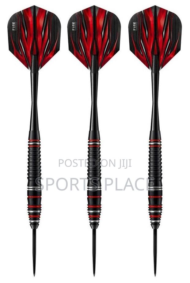 Harrows Fire High Grade Alloy Steel Tip Darts - 23 Grams - thumbnail 3