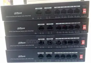 Industrial Poe Switch 4 Port Dahua 100-240v