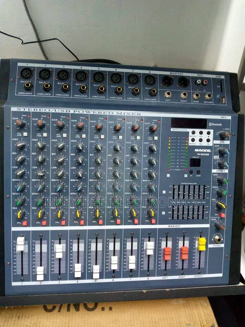 Ya 802 8channel Mixer