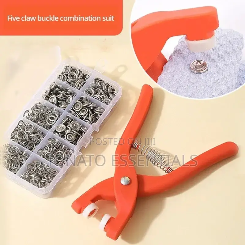 Snap Button Or Buckle Installation Tool Or Pliers Set
