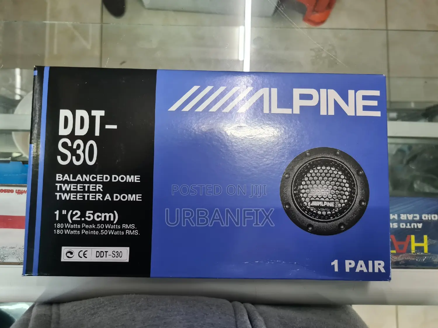 Alpine 180 Watts Balanced Dome Tweeters- A Pair
