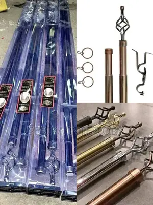 2m Double Curtain Rods Curtain Rods
