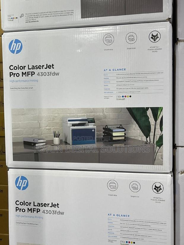 HP Color Laser Jet PRO 4303 Fdwcopy,Scan,Print, Fax,Duplex