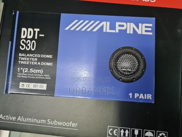Alpine 180 Watts Powerful Balanced Dome Tweeters