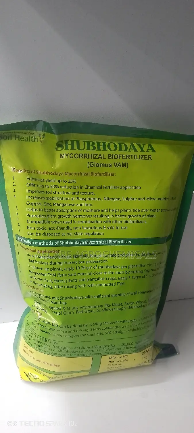 Shubhodaya Mycorrhizal Bio Fertilizer (Glomus Vam) 1kg