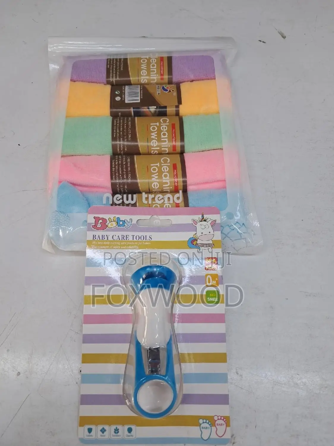 Baby Nail Cutter and Cleaning Towel