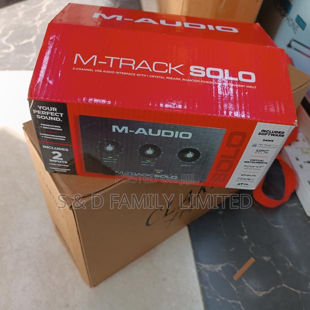 M-Audio M-Track Solo Soundcard - main view