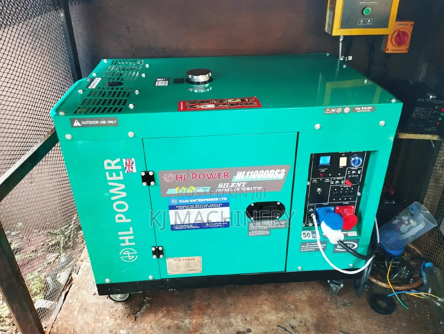 Hl Power 11kva DIESEL Silent Generator With Ats