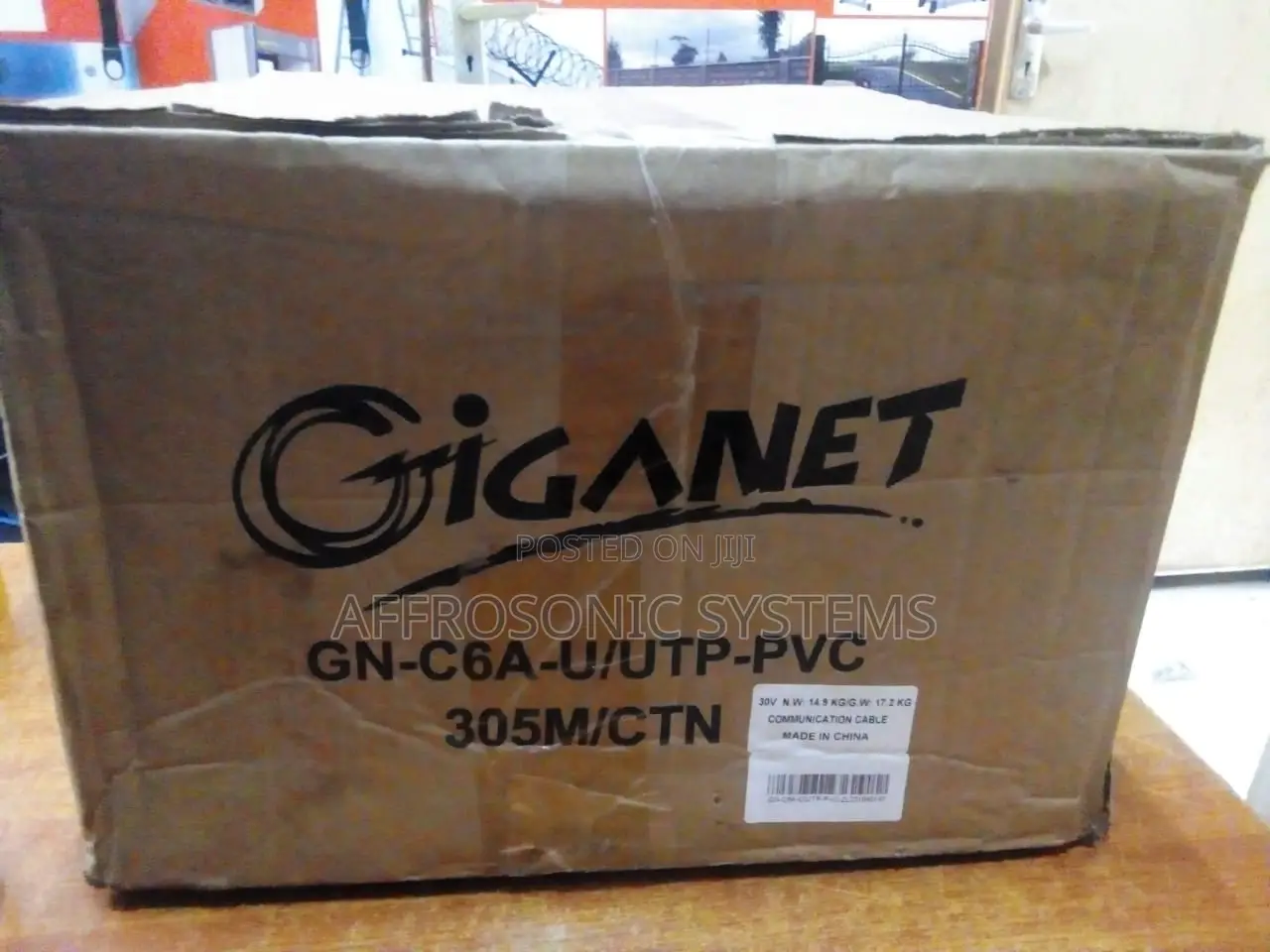 Gigantic Cat6 Network Cable