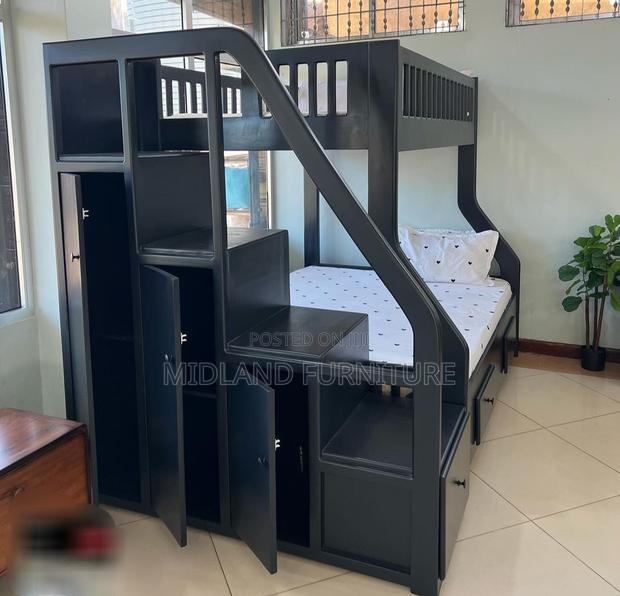 Double Decker With Stairs/ Double Decker Beds For Children - thumbnail 2