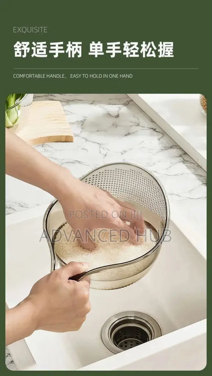 Acrylic Colander With Handle