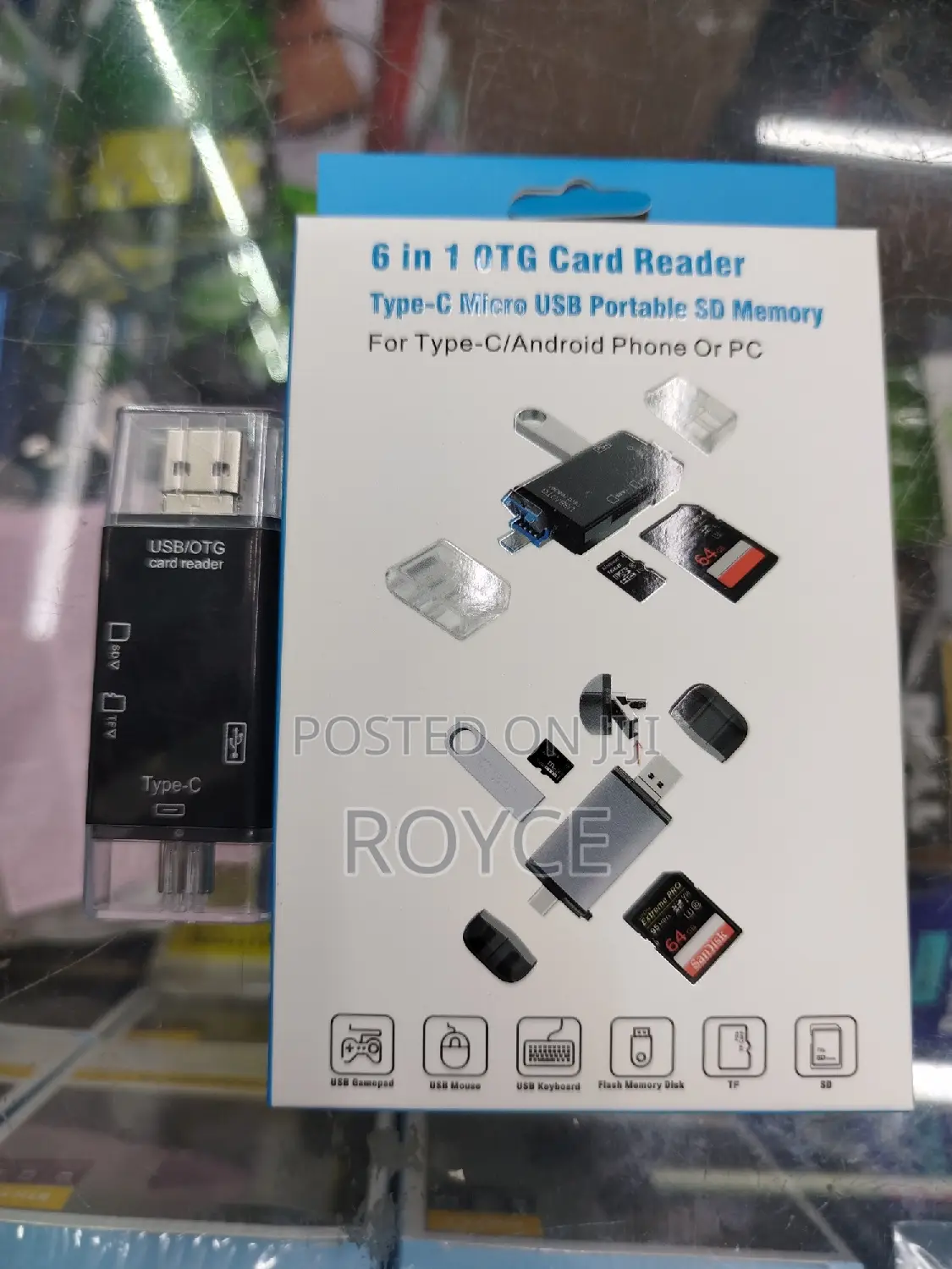 6 in 1 OTG Card Reader