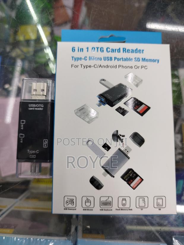 6 in 1 OTG Card Reader - main view