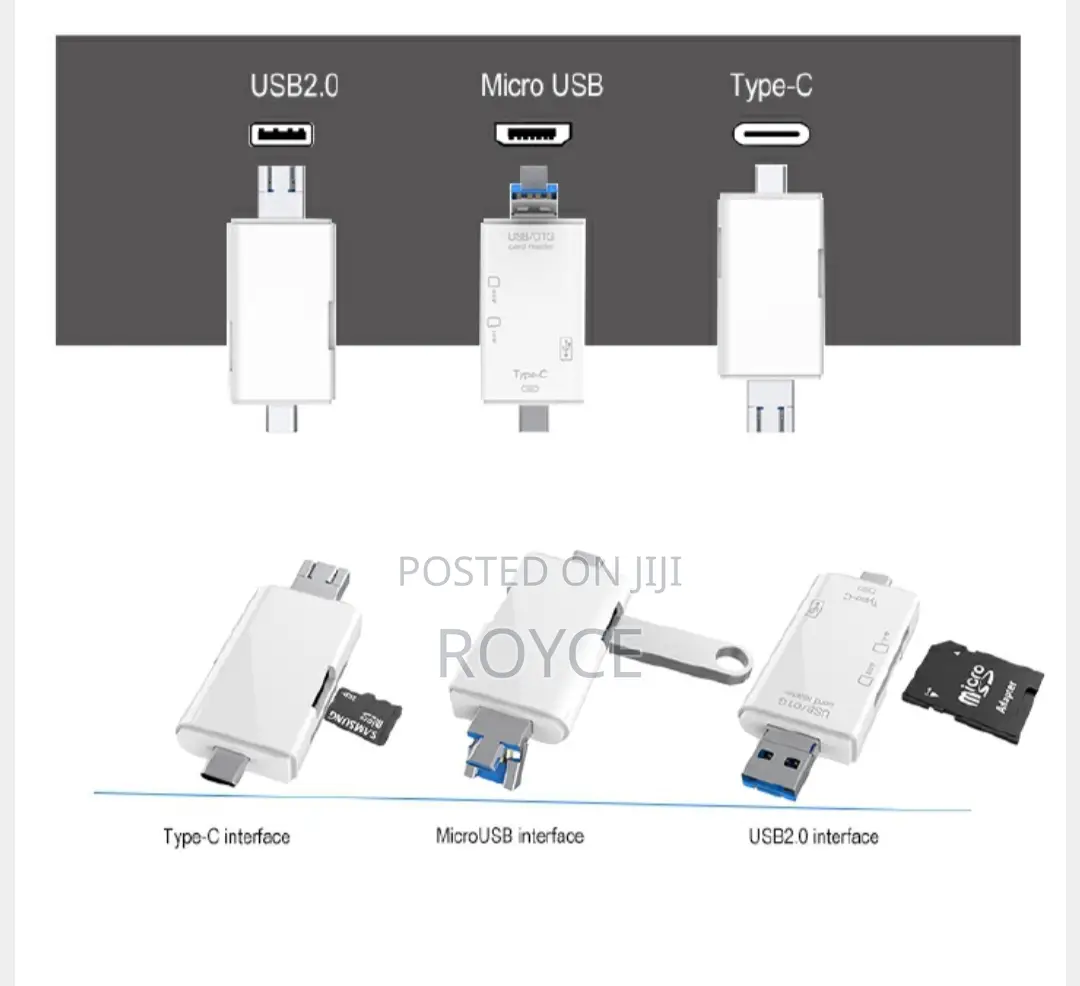 6 in 1 OTG Card Reader