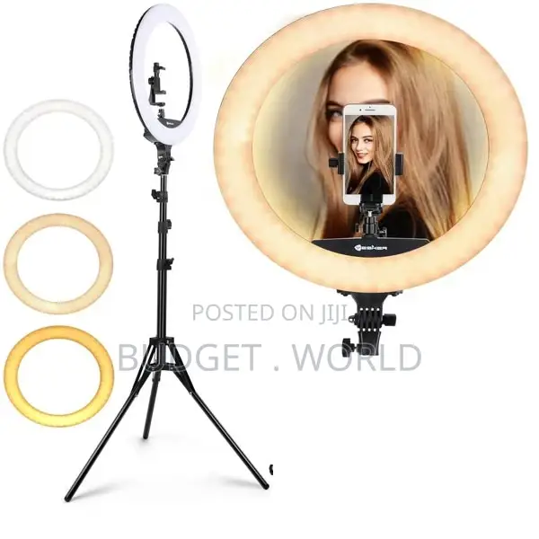 14" LJJ-36 Ring- Light Complete With 2.2" Tripod-