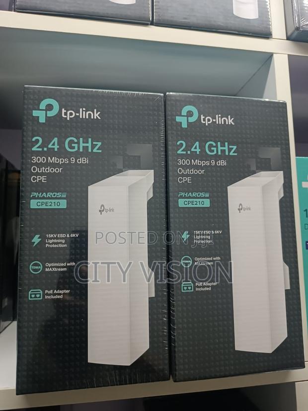 Tp-Link 2.4ghz 300mbs 9dbi Outdoor Cpe -Tl-Cpe210^°•!!