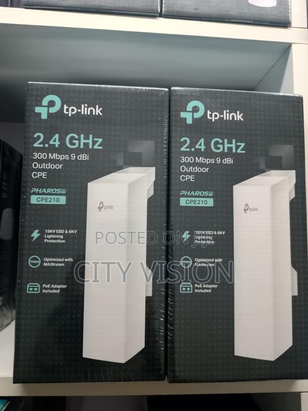2.4gghz 300mbs 9dbi Outdoor Cpe Tp-Link ~Tl-Cpe210!! Cpe!!