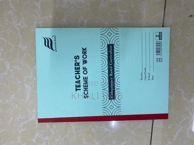 Scheme of Work Book - main view