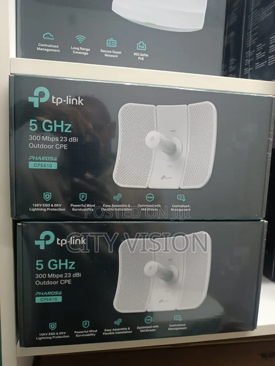 Tp-Link 5ghz 300mbps 23dbi Outdoor CPE - TL-CPE610 Available