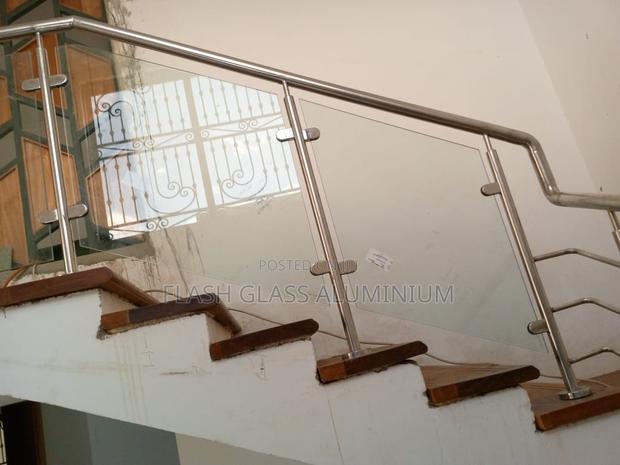 High Quality Glass Railing in Stainless Steel