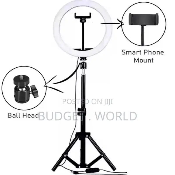 14 Inches Quality-Led Selfie Light - With Tripod Stand