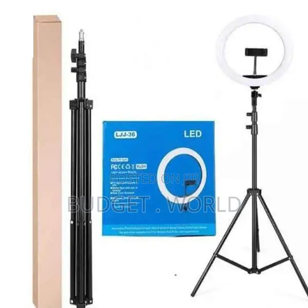'14 Inches Led Selfie Light Full Kit - With Tripod Stand