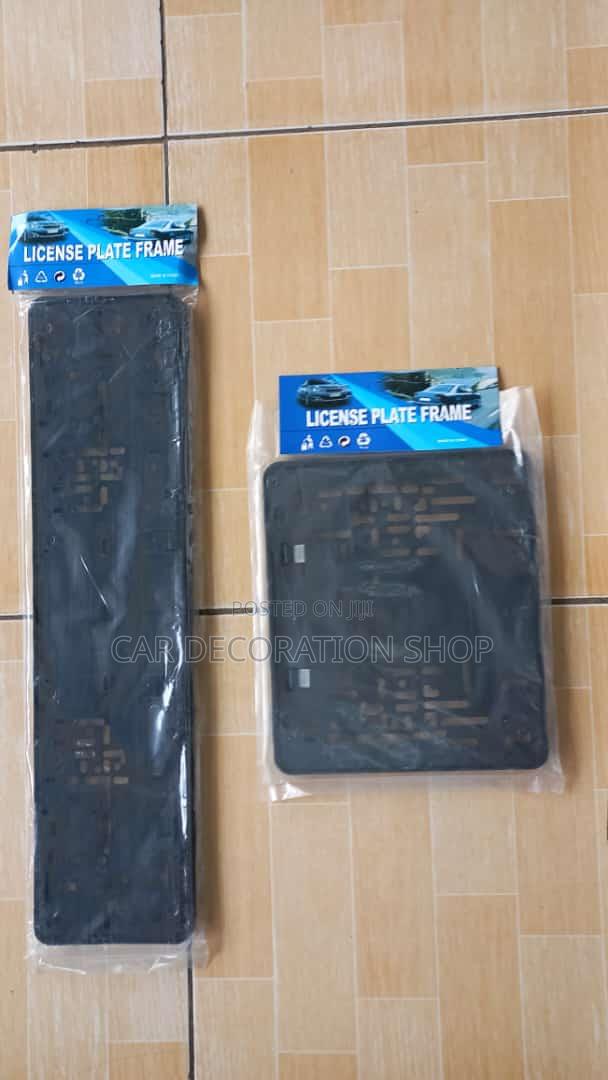 Black New Generation License Plate Holder