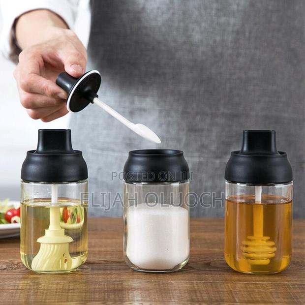 *Glass Jar With Dipper Available